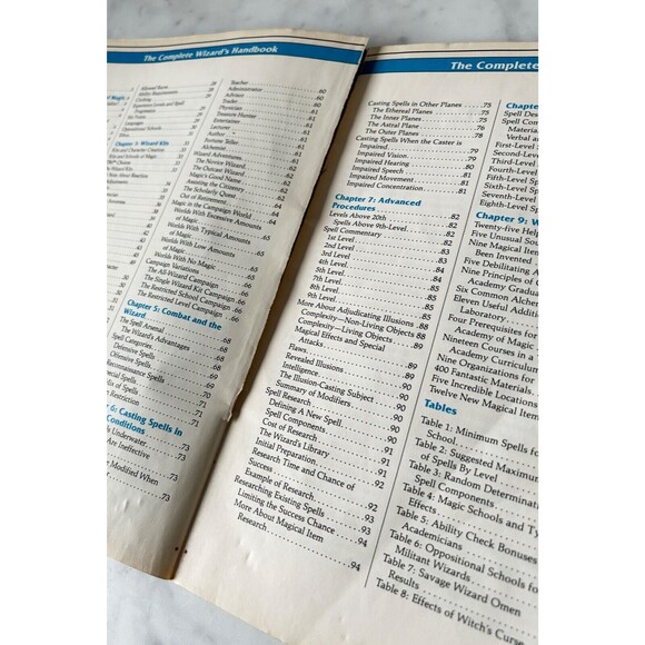 Advanced Dungeons & Dragons The Complete Wizard's Handbook AD & D 2nd Ed 2115 - Picture 9 of 12